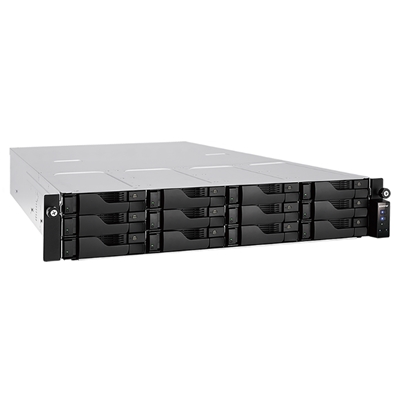 NAS ASUSTOR AS6512RD X 12SLOT 3.5/2.5-NO HD- RACK 2U RIDOND.-QC 2