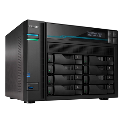 NAS ASUSTOR AS6804T X 4SLOT 3.5/2.5-NO HD- QC 2