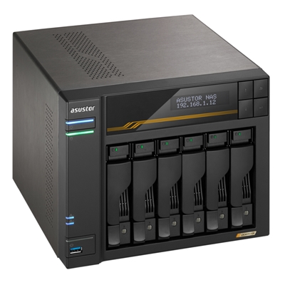 NAS ASUSTOR AS6806T X 6SLOT 3.5/2.5-NO HD- QC 2