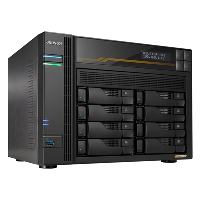 NAS ASUSTOR AS6808T X 8SLOT 3.5/2.5-NO HD- QC 2