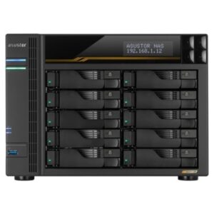 NAS ASUSTOR AS6810T X 10SLOT 3.5/2.5 HDD/SSD-NO HD- QC 2