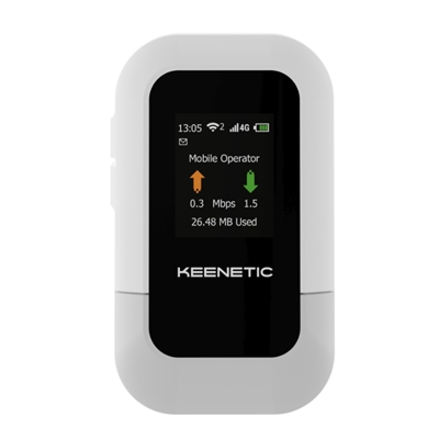 ROUTER PORTATILE WIRELESS KEENETIC KN-5111 MOD.ROAMER 4G WI-FI 6