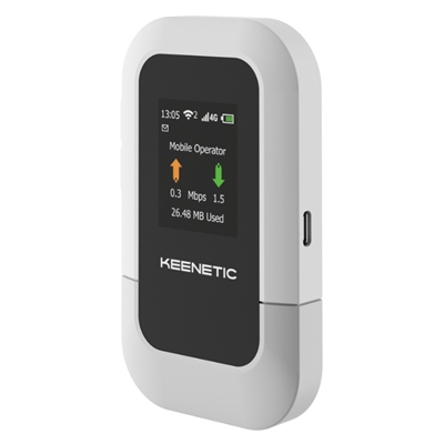 ROUTER PORTATILE WIRELESS KEENETIC KN-5111 MOD.ROAMER 4G WI-FI 6
