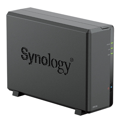 NAS SYNOLOGY DS124 X 1HD/SSD 3.5/2.5 SATA2/3 >NO HD<CPU RTD1619B -1P RJ45 1GBE