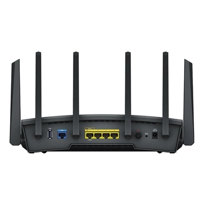 WIRELESS ROUTER SYNOLOGY RT6600AXTRI-BAND WI-FI 6 2.4 GHZ/5 GHZ/5 GHZ 1P WAN 1P GBE 1P 2.5GB