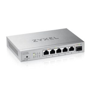 SWITCH 5P 2.5GBE ZYXEL XMG-105-ZZ0101FUNMANAGED 1P 10GBE SFP+ DESKTOP