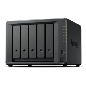 NAS SYNOLOGY DS1525+ X 5HD 3.5/2.5SATA/SSD-NO HD-AMD RYZEN V1500B-8GB DDR4 ECC SODIMM-2P LAN RJ-45 2.5GBE 2P USB3.2 GEN