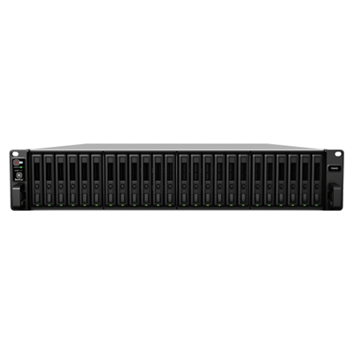 NAS FLASH STATION SYNOLOGY FS6400 X24HD/SSD 2.5 SATA-NO HD-RACK 2U -XEON 4110-DDR4 32GB ECC-RDIMM -
