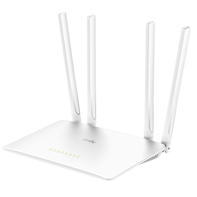 WIRELESS ROUTER AC1200 DUAL BAND CUDY WR1200 300MBPS X2.4GHZ-867MBPS X 5GHZ- 802.11AC/A/B/G/N -5P 10/100 4 ANT.FISSE