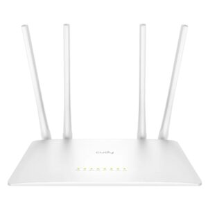 WIRELESS ROUTER AC1200 DUAL BAND CUDY WR1200 300MBPS X2.4GHZ-867MBPS X 5GHZ- 802.11AC/A/B/G/N -5P 10/100 4 ANT.FISSE