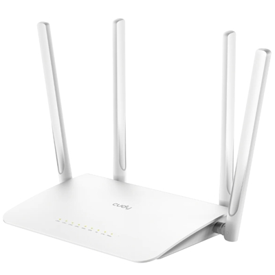 WIRELESS MESH ROUTER AC1200 DUAL BAND CUDY WR1300 300MBPS X2.4GHZ-867MBPS X 5GHZ- 802.11AC/A/B/G/N 5P GBIT RJ45 4 ANT.FISSE