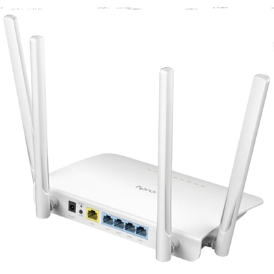 WIRELESS MESH ROUTER AC1200 DUAL BAND CUDY WR1300 300MBPS X2.4GHZ-867MBPS X 5GHZ- 802.11AC/A/B/G/N 5P GBIT RJ45 4 ANT.FISSE