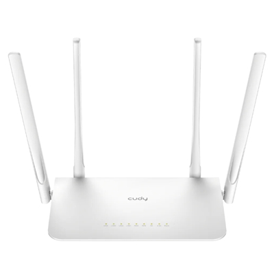 WIRELESS MESH ROUTER AC1200 DUAL BAND CUDY WR1300 300MBPS X2.4GHZ-867MBPS X 5GHZ- 802.11AC/A/B/G/N 5P GBIT RJ45 4 ANT.FISSE