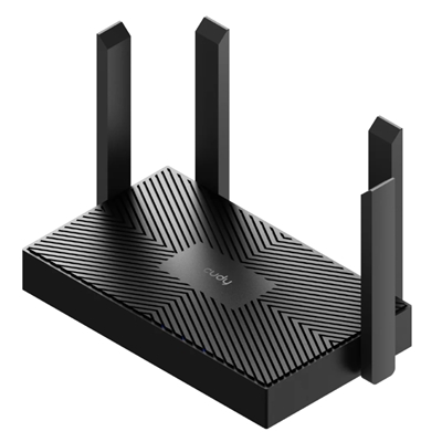 WIRELESS ROUTER AX1500 WI-FI 6 CUDY WR1500 DUAL BAND 1201MBPS X 5GHZ-300MBPS X 2.4GHZ 802.11AX/AC/A/B/G/N 4P GIGABIT 4 ANT.
