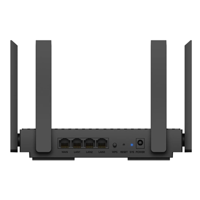 WIRELESS ROUTER AX1500 WI-FI 6 CUDY WR1500 DUAL BAND 1201MBPS X 5GHZ-300MBPS X 2.4GHZ 802.11AX/AC/A/B/G/N 4P GIGABIT 4 ANT.