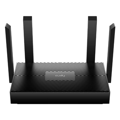 WIRELESS ROUTER AX1500 WI-FI 6 CUDY WR1500 DUAL BAND 1201MBPS X 5GHZ-300MBPS X 2.4GHZ 802.11AX/AC/A/B/G/N 4P GIGABIT 4 ANT.