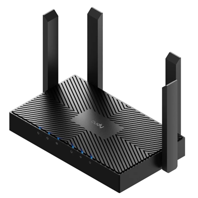 WIRELESS MESH ROUTER AX3000 WI-FI 6 CUDY WR3000 DUAL BAND 2402MBPS X 5GHZ-574MBPS X 2.4GHZ 802.11AX/AC/A/B/G/N 4P GBIT 4 ANT.