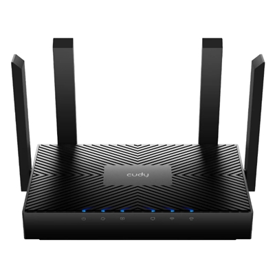 WIRELESS MESH ROUTER AX3000 WI-FI 6 CUDY WR3000 DUAL BAND 2402MBPS X 5GHZ-574MBPS X 2.4GHZ 802.11AX/AC/A/B/G/N 4P GBIT 4 ANT.