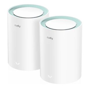 WIRELESS ROUTER AC1200 MESH SOLUTION CUDY M1300(2-PACK) DUALBAND 300MBPS X2.4GHZ-867MBPS X 5GHZ 2P GIGABIT-MU-MIMO (2 PCS)