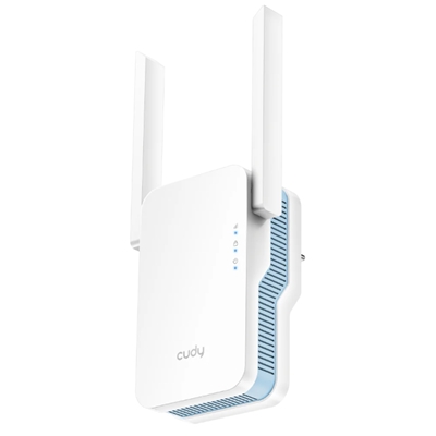 WIRELESS RANGE EXTENDER AC1200 DUAL BAND CUDY RE1200 867MBPS X 5GHZ-300MBPS X 2.4GHZ 1P 10/100
