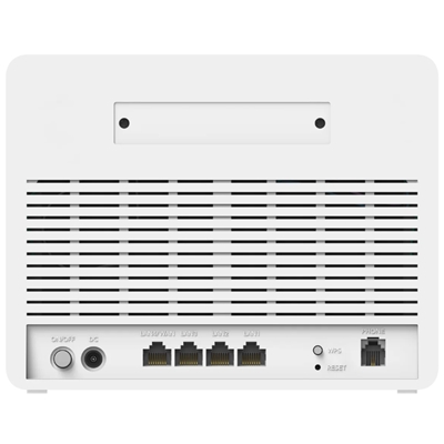 WIRELESS ROUTER N300 4G LTE CUDY LT400V CAT.4 300MBPS 4P 10/100M RJ45 1P RJ11 - VOLTE