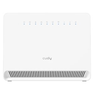WIRELESS ROUTER N300 4G LTE CUDY LT400V CAT.4 300MBPS 4P 10/100M RJ45 1P RJ11 - VOLTE