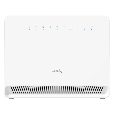 WIRELESS ROUTER N300 4G LTE CUDY LT400V CAT.4 300MBPS 4P 10/100M RJ45 1P RJ11 - VOLTE