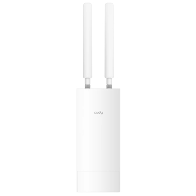 WIRELESS ROUTER AC1200 4GLTE CUDY LT500 OUTDOOR CAT4 300+867MBPS LIGHTNING PROT IP65 1P 100M RJ45 2 ANT.4G -ADAT.POE INCL.