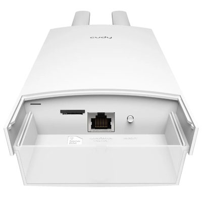 WIRELESS ROUTER AC1200 4GLTE CUDY LT500 OUTDOOR CAT4 300+867MBPS LIGHTNING PROT IP65 1P 100M RJ45 2 ANT.4G -ADAT.POE INCL.