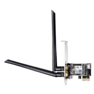 WIRELESS ADATTATORE PCI EXPRESS AX3000 WI-FI6 CUDY WE3000 BLUETOOTH 5.0 - 574MBPS A 2.4GHZ + 2402MBPS A 5GHZ - 2 ANT.