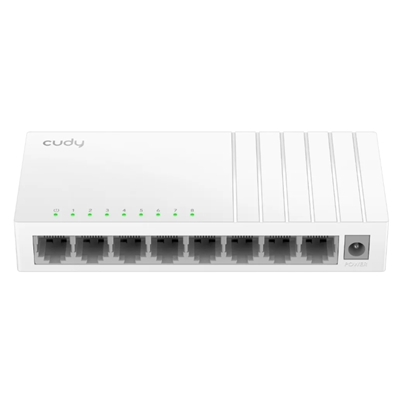 SWITCH 8P LAN 10/100M CUDY FS108D DESKTOP -PLASTIC CASE