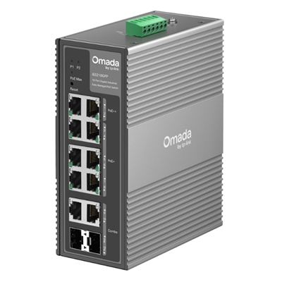 SWITCH INDUSTRIALE 10P TP-LINK IES210GPP CON 6P POE+ 2P POE++ 2P GIGABIT POE++ 2P GIGABIT NON POE-2 SLOT SFP GIGABIT COMBINATI
