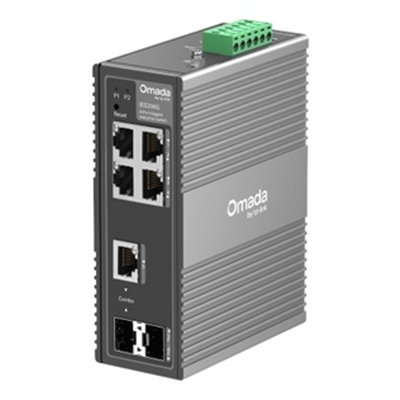 SWITCH INDUSTRIALE 6P TP-LINK IES206G 5P GIGABIT RJ45 1SLOT GIGABIT SFP 1SLOT COMBO GIGABIT SFP