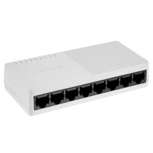 SWITCH 8P LAN 10/100M HIKVISION DS-3E0108D-O UNMANAGED L2- CASE PLASTICO FINO:30/06