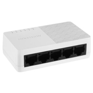 SWITCH 5P LAN GIGABIT HIKVISIONDS-3E0505D-O UNMANAGED - CASE PLASTICO FINO:30/06