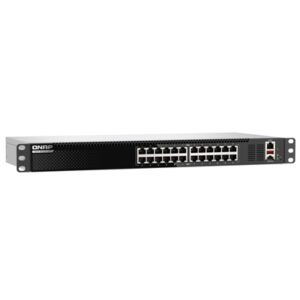 SWITCH QNAP QSW-M3224-24T 24P 10GBE L3 LITE CON SUPP. MC-LAG IGMP-SNOOPING AV OVER IP WIZARD-CONFIGURAZIONE IP (IPV4/IPV6/DNS)