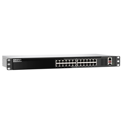 SWITCH QNAP QSW-M3224-24T 24P 10GBE L3 LITE CON SUPP. MC-LAG IGMP-SNOOPING AV OVER IP WIZARD-CONFIGURAZIONE IP (IPV4/IPV6/DNS)