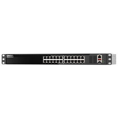 SWITCH QNAP QSW-M3224-24T 24P 10GBE L3 LITE CON SUPP. MC-LAG IGMP-SNOOPING AV OVER IP WIZARD-CONFIGURAZIONE IP (IPV4/IPV6/DNS)