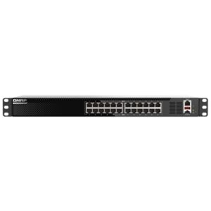 SWITCH QNAP QSW-M3224-24T 24P 10GBE L3 LITE CON SUPP. MC-LAG IGMP-SNOOPING AV OVER IP WIZARD-CONFIGURAZIONE IP (IPV4/IPV6/DNS)