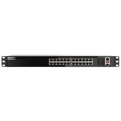 SWITCH QNAP QSW-M3224-24T 24P 10GBE L3 LITE CON SUPP. MC-LAG IGMP-SNOOPING AV OVER IP WIZARD-CONFIGURAZIONE IP (IPV4/IPV6/DNS)