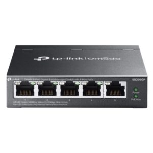 SWITCH 5P LAN GIGABIT POE+ TP-LINK ES205GP EASY MANAGED4P GIGABIT POE(INTEG