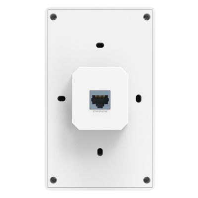 WIRELESS WALL-PLATE ACCESS POINTBE360 TP-LINK EAP725-WALLWIFI 7 UPLINK:1P RJ45 2.5G-DOWNLINK: 1P RJ45 2.5G+ 2P RJ45 1G-