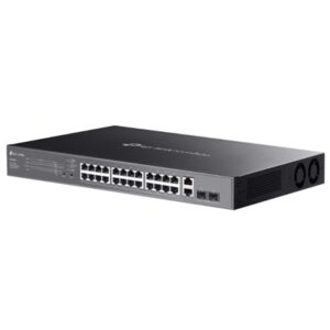 SWITCH 28P LAN GIGABIT TP-LINK ES228GMP EASY MANAGED24P POE+ 2P GIGABIT 2P SFP- CUST.IN ACCIAIO - MONT.SU RACK 1U 19