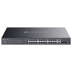 SWITCH 28P LAN GIGABIT TP-LINK ES228GMP EASY MANAGED24P POE+ 2P GIGABIT 2P SFP- CUST.IN ACCIAIO - MONT.SU RACK 1U 19