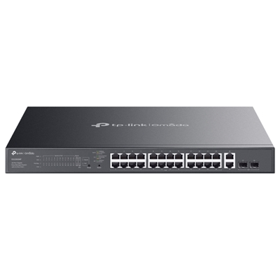 SWITCH 28P LAN GIGABIT TP-LINK ES228GMP EASY MANAGED24P POE+ 2P GIGABIT 2P SFP- CUST.IN ACCIAIO - MONT.SU RACK 1U 19