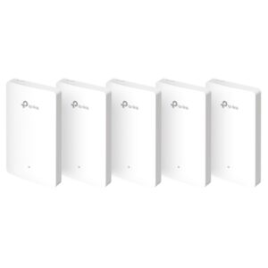 WIRELESS N WALL-PLATE ACCESS POINT AX1800 TP-LINK EAP615-WALL(5-PACK) UPLINK:1P GIGABIT RJ45-DOWNLINK: 3P GIGABIT RJ45-WI-FI6