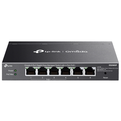 SWITCH 6P LAN GIGABIT POE+ TP-LINK ES206GP EASY MANAGED4P GIGABIT POE(INTEG