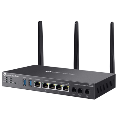 GATEWAY DSL DESKTOP GIGABIT OMADA AX3000 TPLINK DR3650V 1P WAN/LAN GIGABIT 4P LAN GIGABIT 1P DSL 2P FXS 2P USB3.0