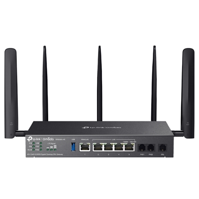 GATEWAY DSL DESKTOP OMADA 4G+ CAT.6 AX3000 TPLINK DR3650V-4G 1P WAN/LAN GIGABIT 4P LAN GIGABIT 1P DSL 2P FXS 1P USB3.0