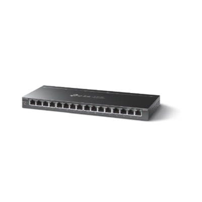 SWITCH 16P LAN GIGABIT POE+ TP-LINK TL-SG116P DESKTOP -ALIM.POE DA120W